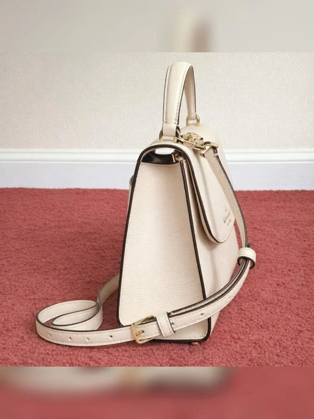 Kate Spade New York Darcy Top Handle Satchel - Parchment